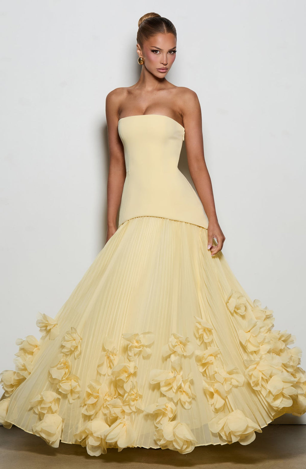 Robe de soirée Seraphina — Citron