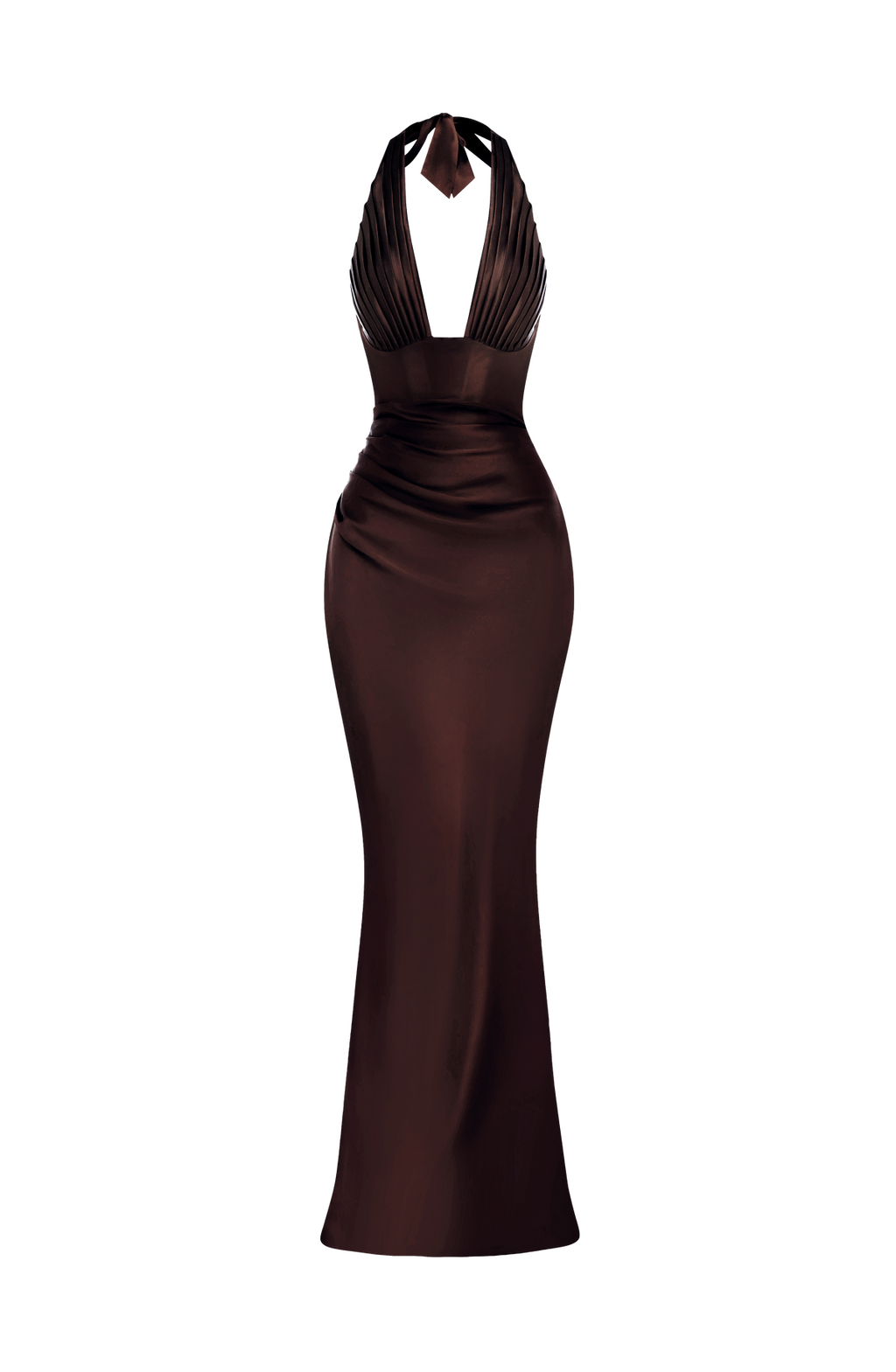 Robe longue Elowen — Prune — vue 5