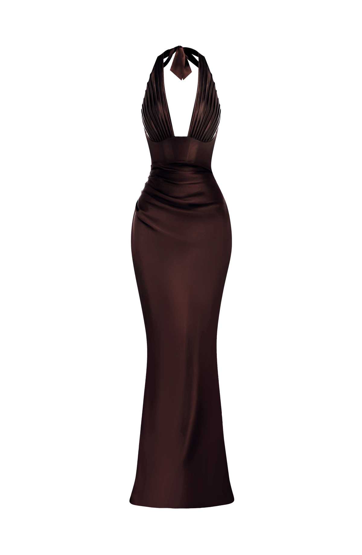 Robe longue Elowen — Prune — vue 5