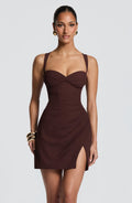 Robe courte Everette — Prune