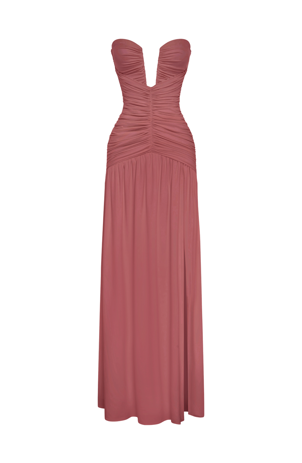 Robe longue Junia — Rose Marron — vue 5