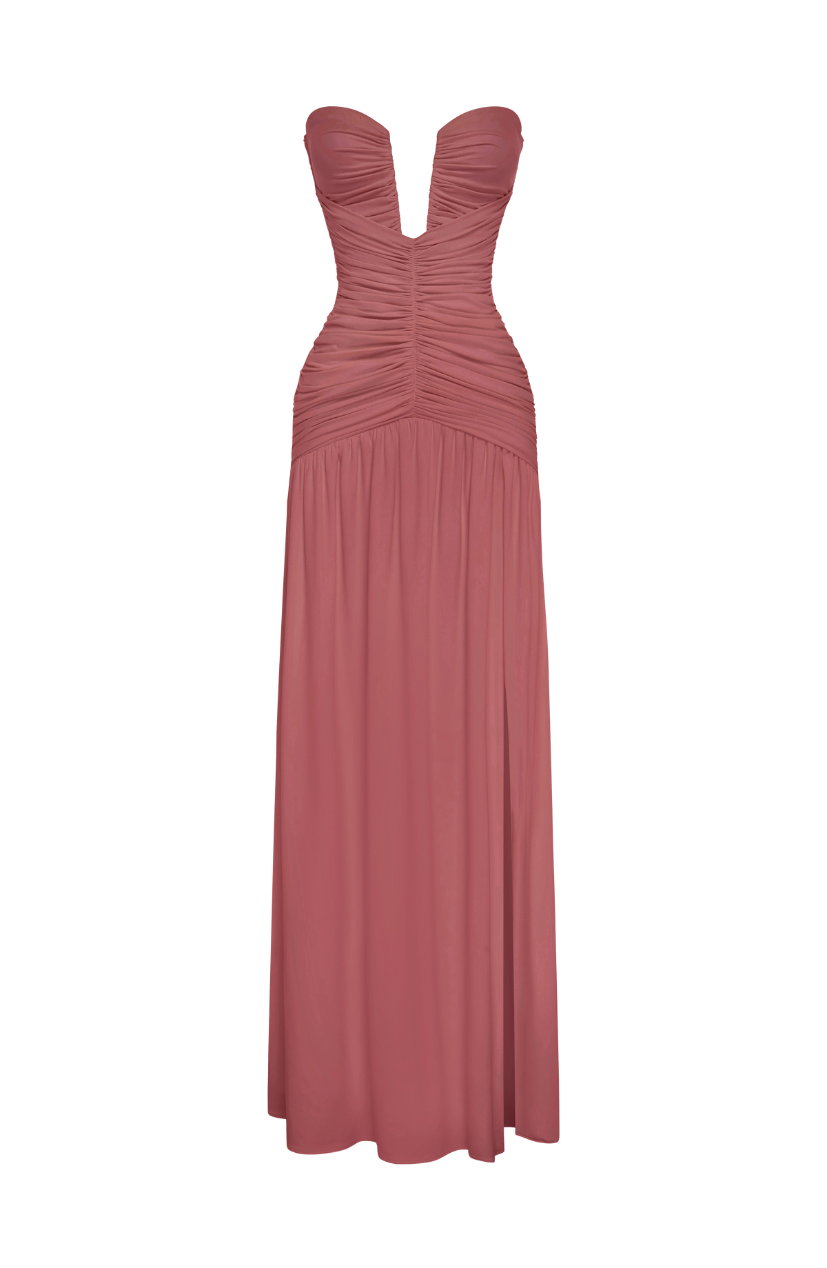Robe longue Junia — Rose Marron — vue 5