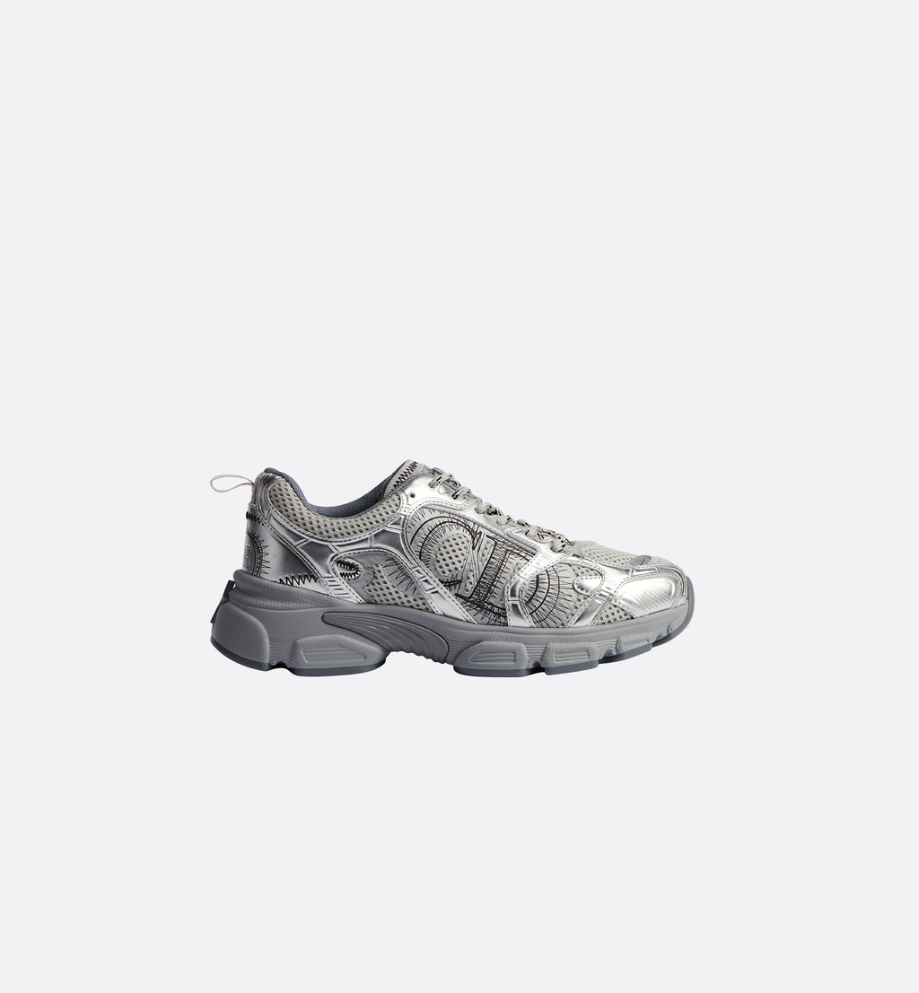Dior Chrono Sneaker – Grey & Silver
