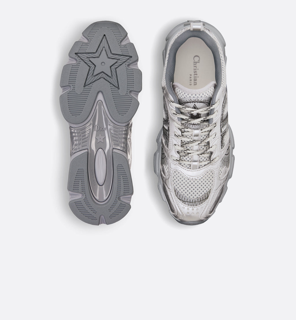 Dior Chrono Sneaker – Grey & Silver