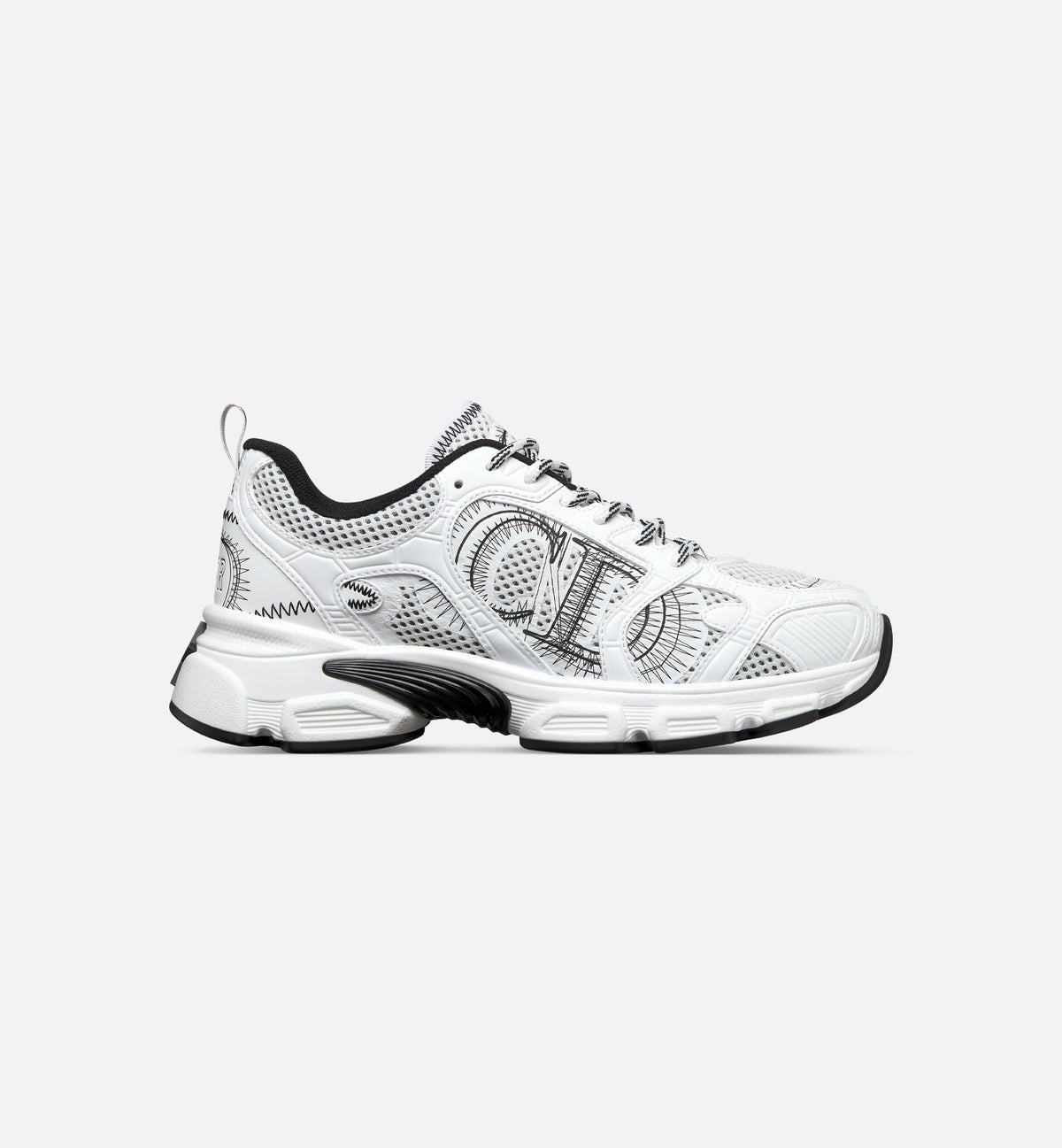 Dior Chrono Sneaker – White & Black