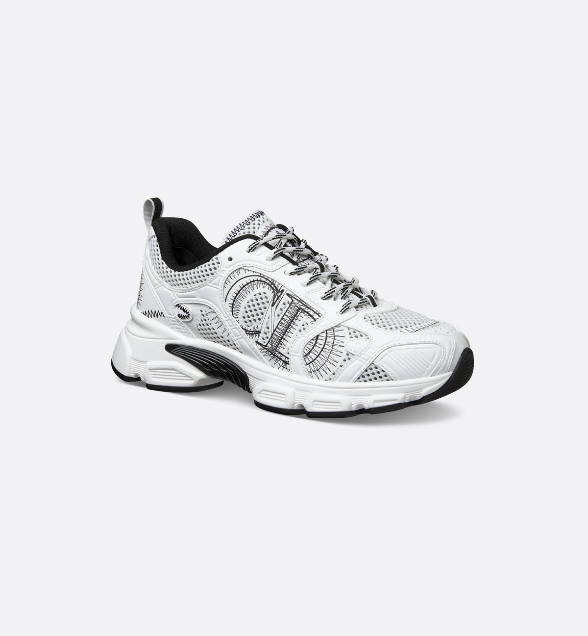 Dior Chrono Sneaker – White & Black