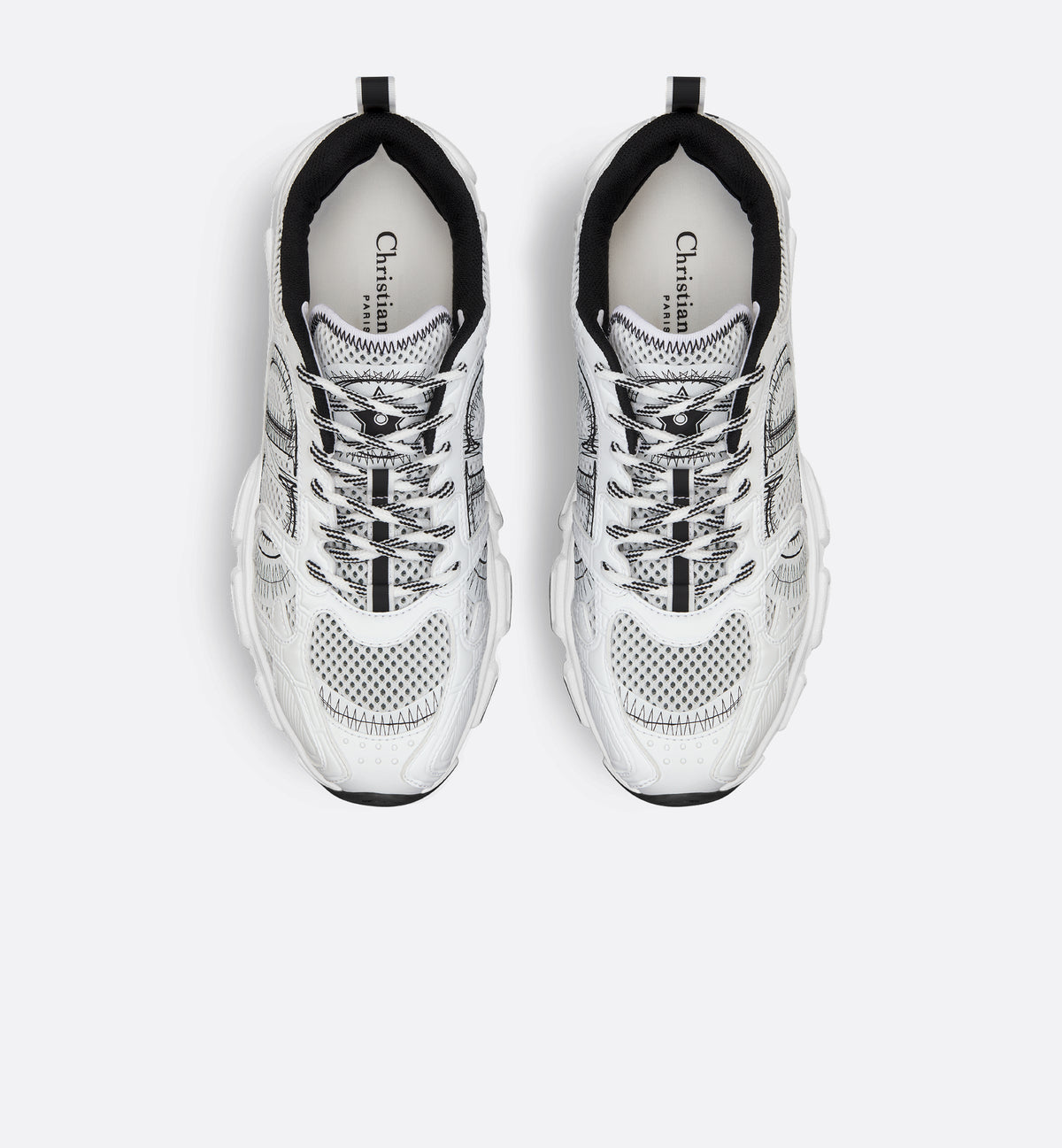 Dior Chrono Sneaker – White & Black
