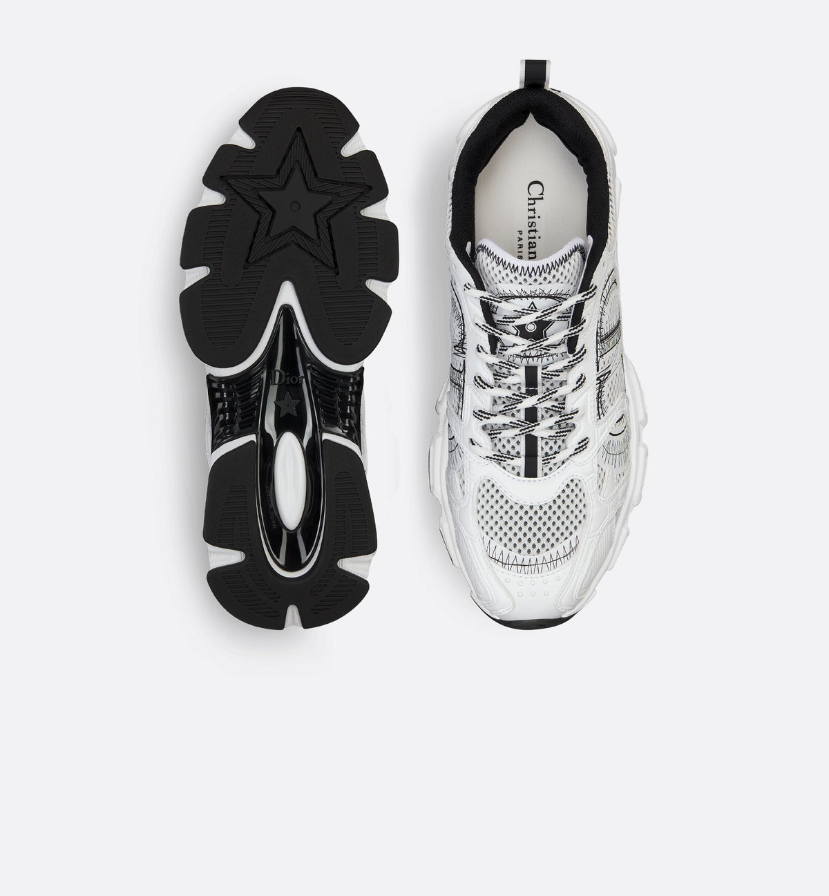 Dior Chrono Sneaker – White & Black