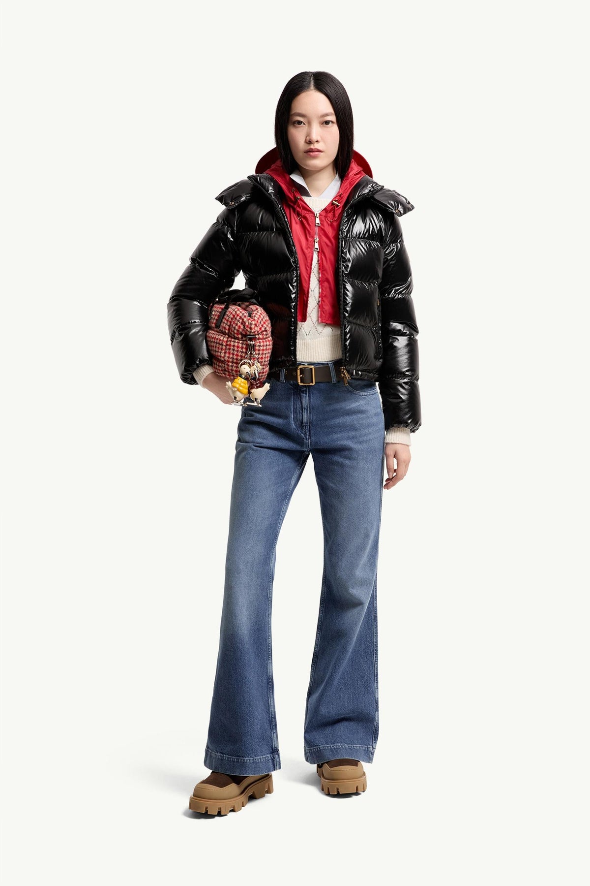 Moncler Niveole Short Down Jacket – Black