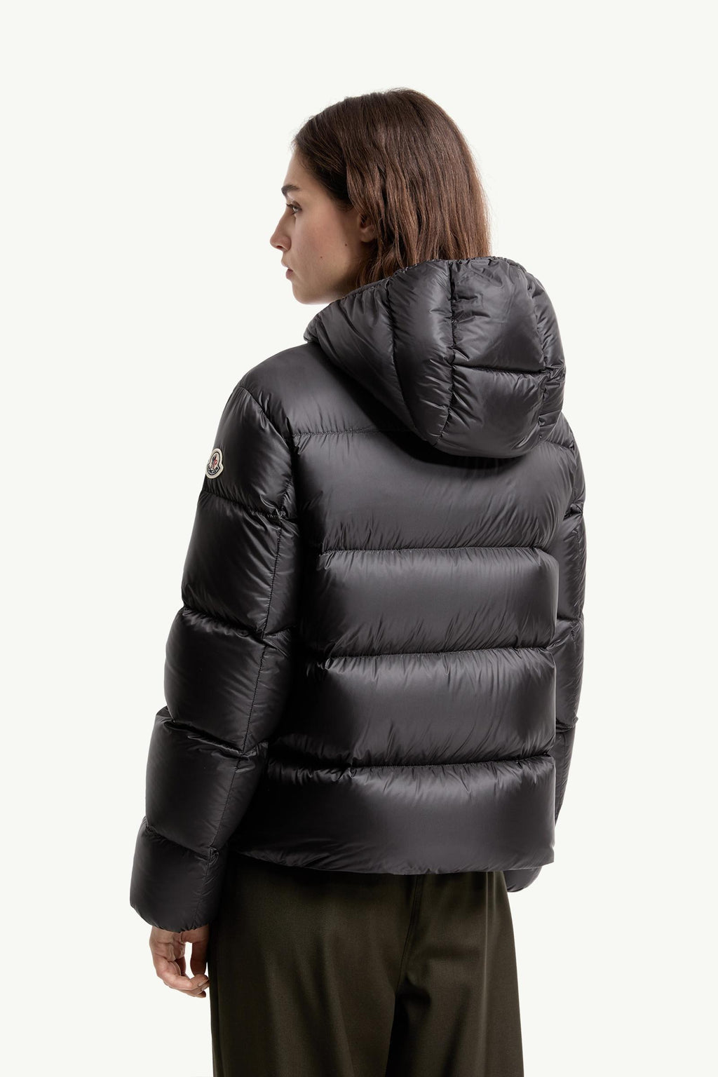 Moncler Feligule Hooded Short Down Jacket – Black