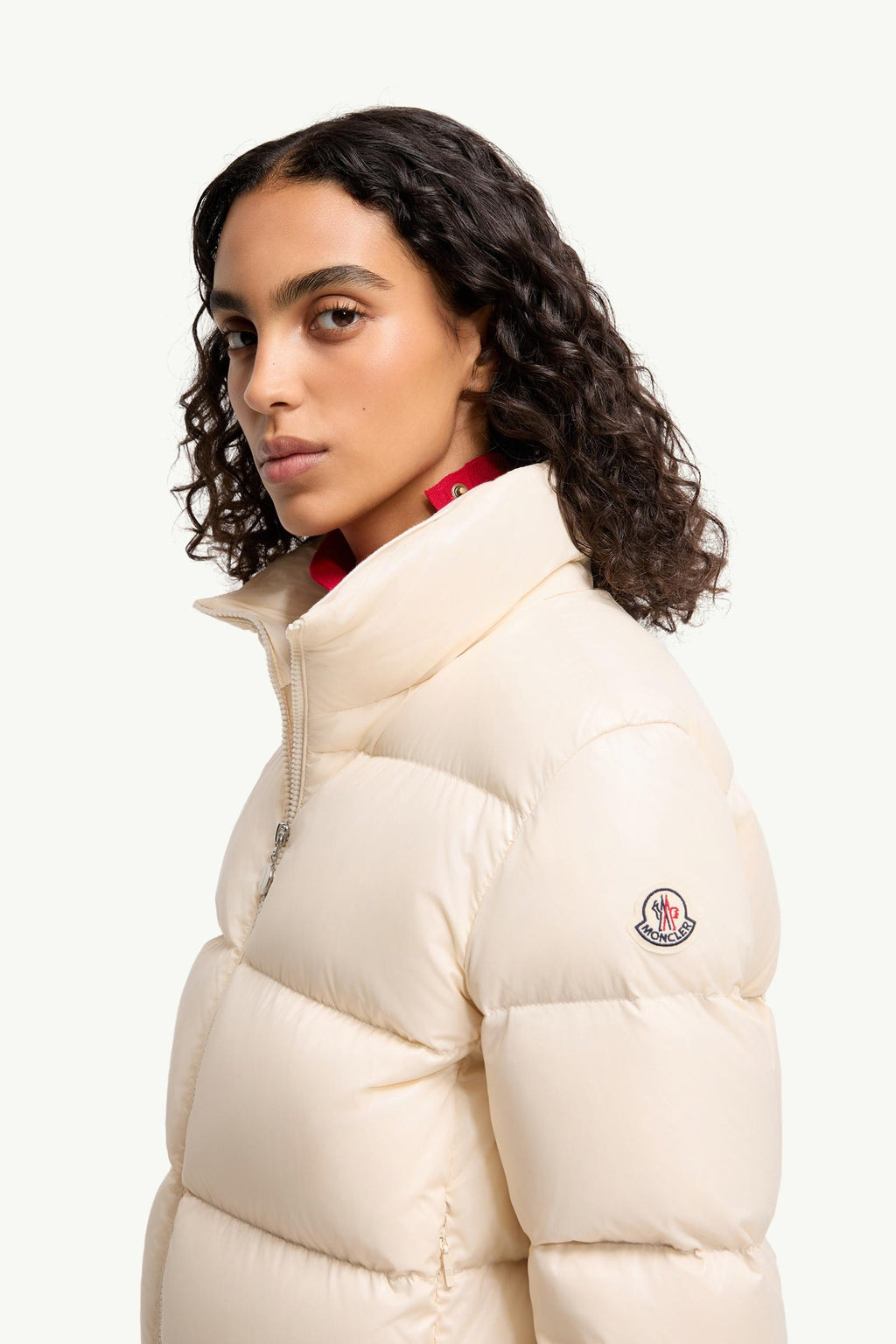 Moncler Abbadia Short Down Jacket – Off White
