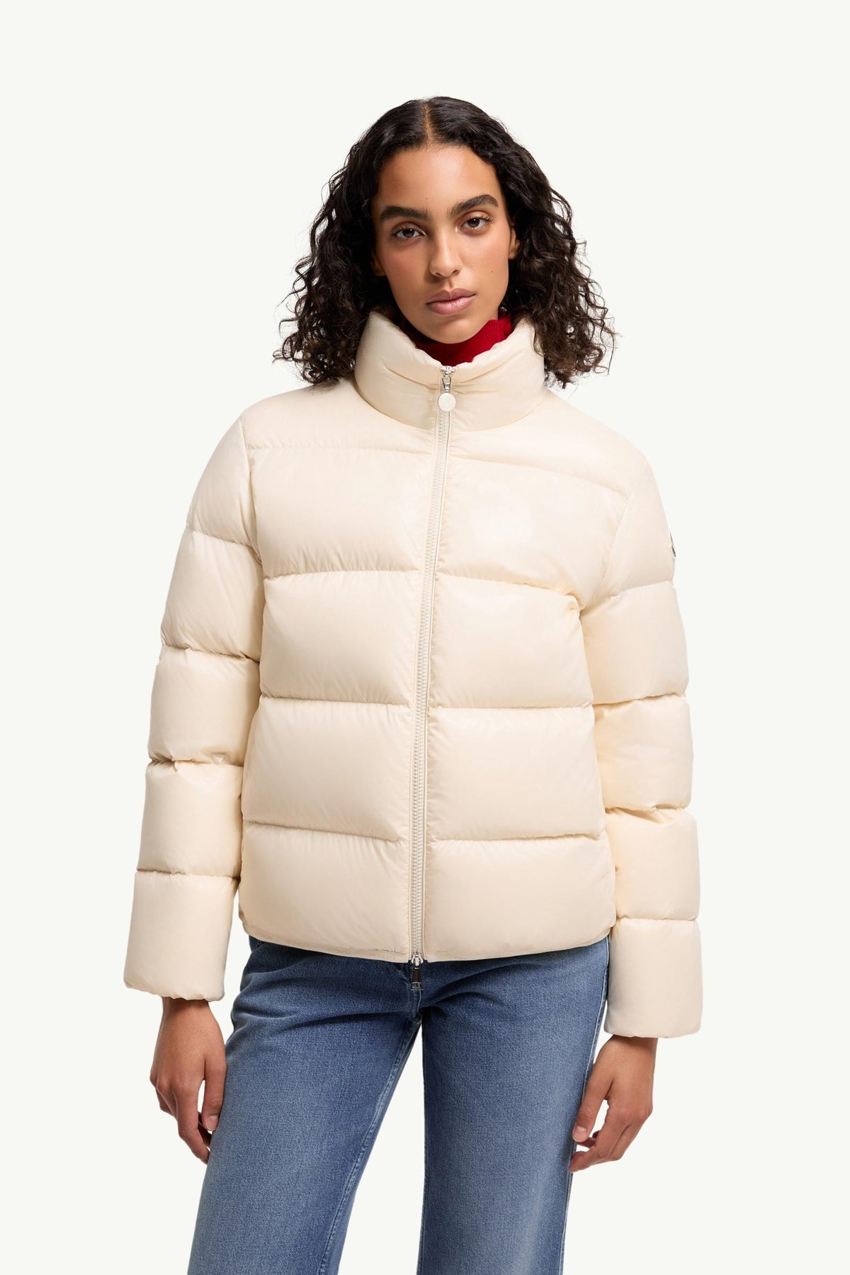 Moncler Abbadia Short Down Jacket – Off White