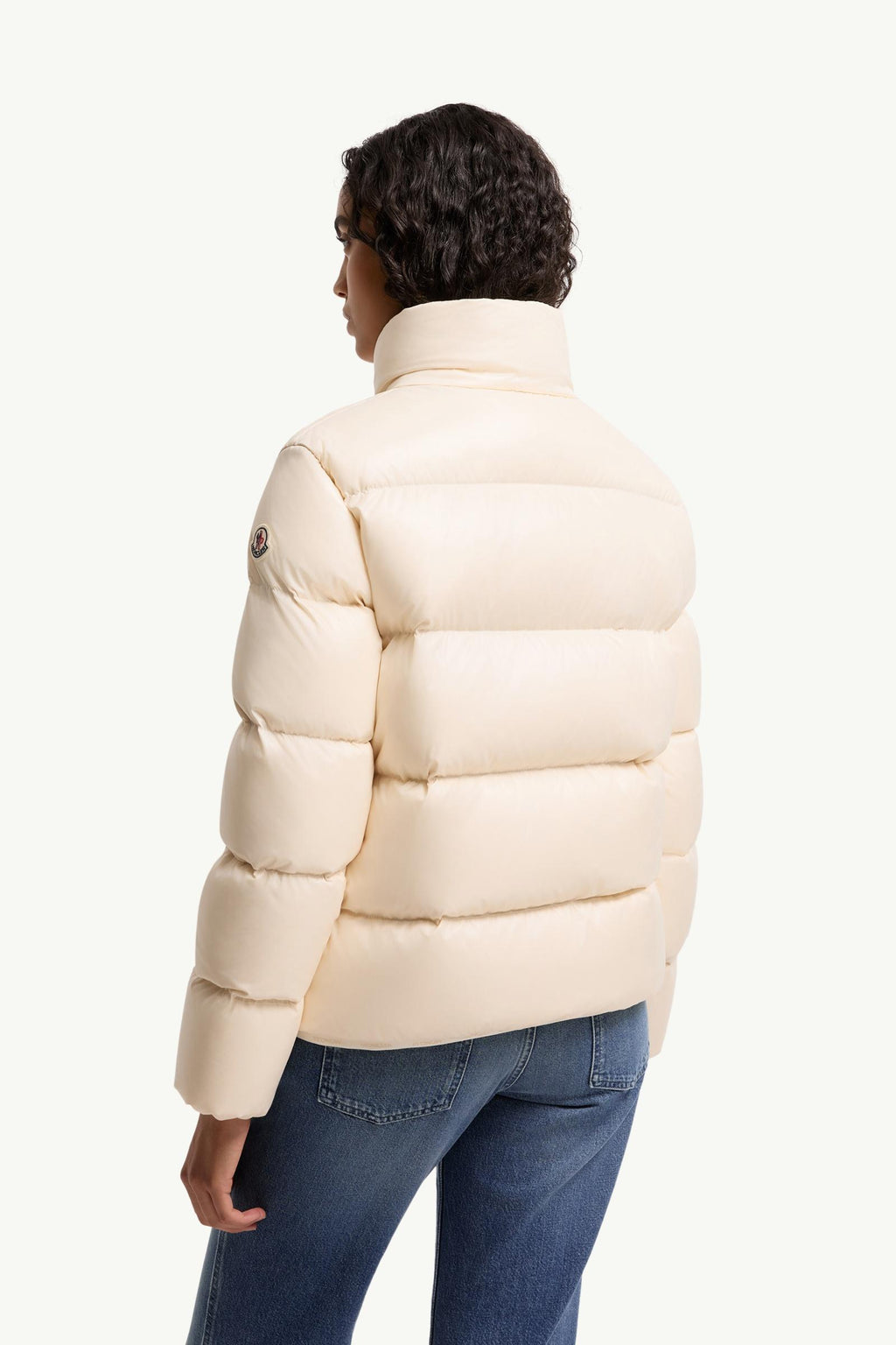 Moncler Abbadia Short Down Jacket – Off White
