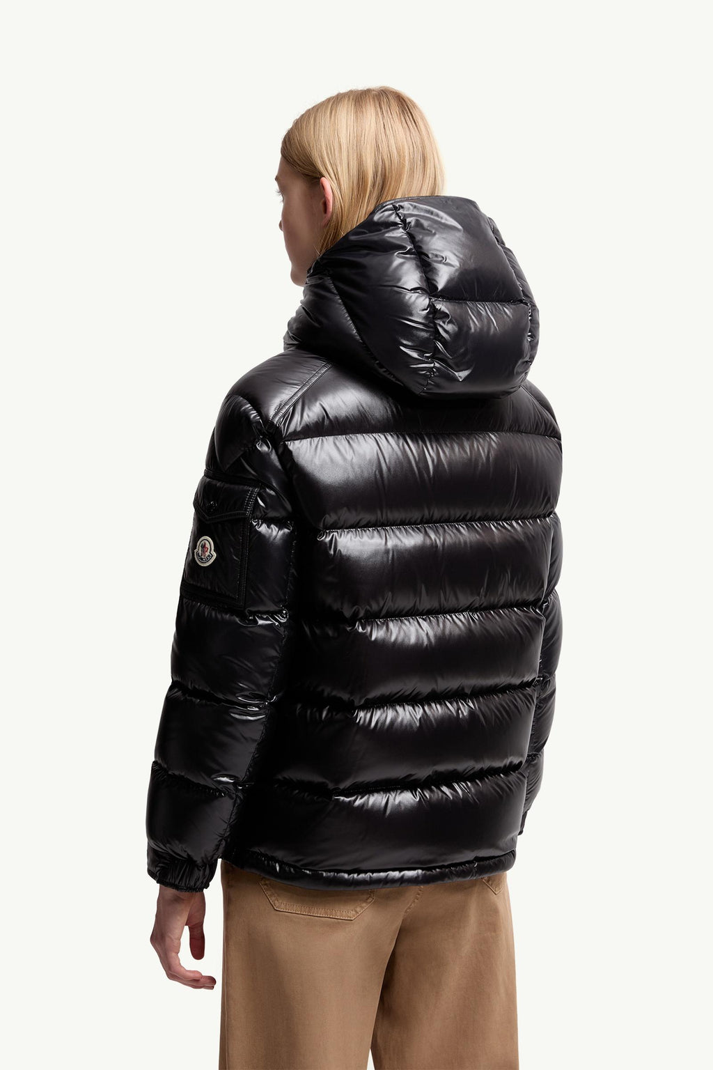 Moncler Maire Hooded Short Down Jacket – Black
