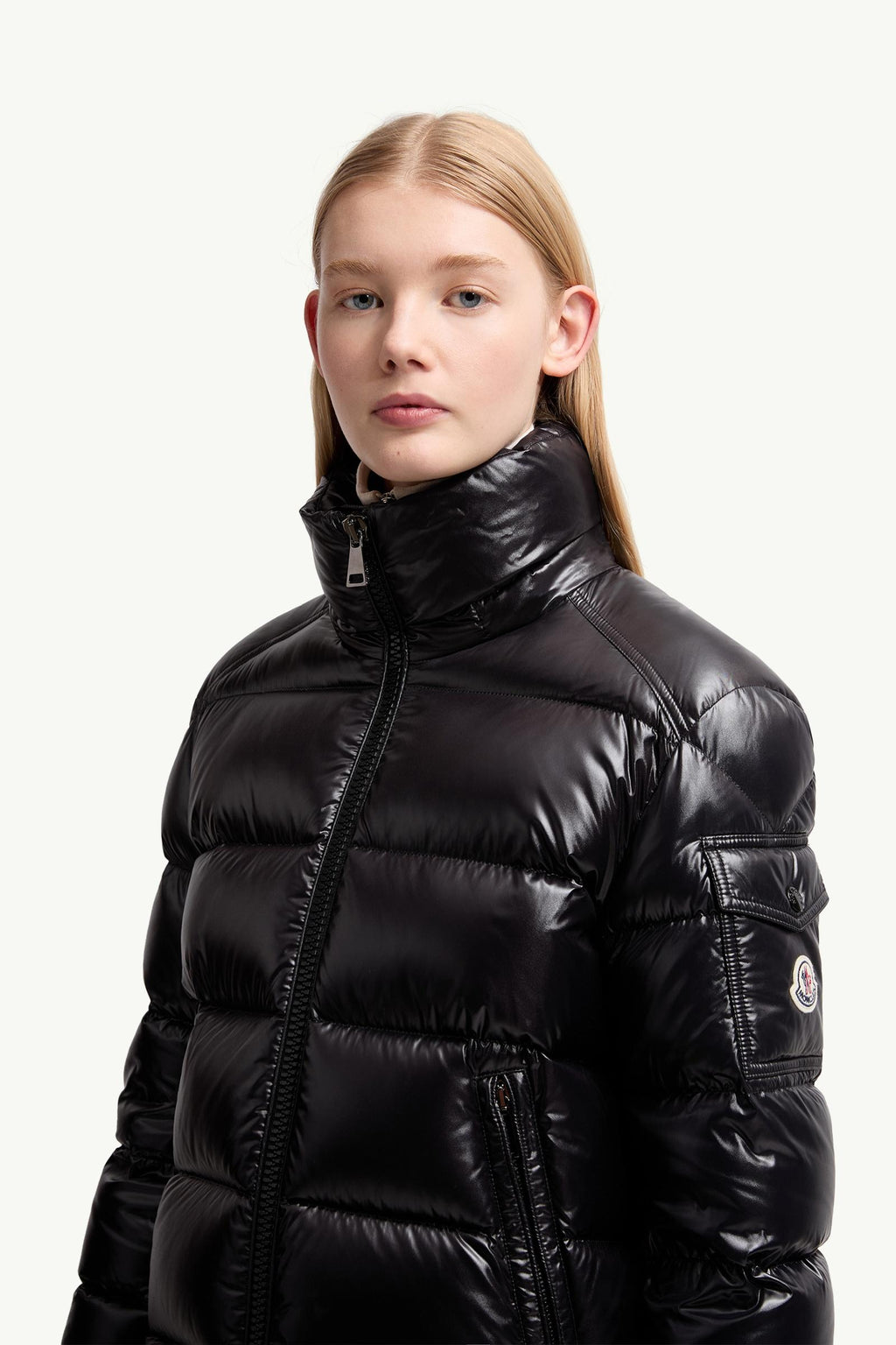 Moncler Maire Hooded Short Down Jacket – Black