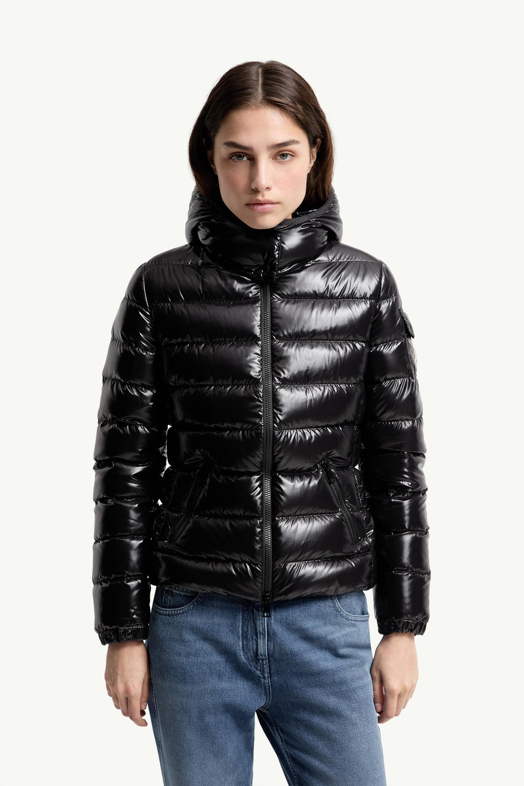 Moncler Bady Hooded Short Down Jacket – Black