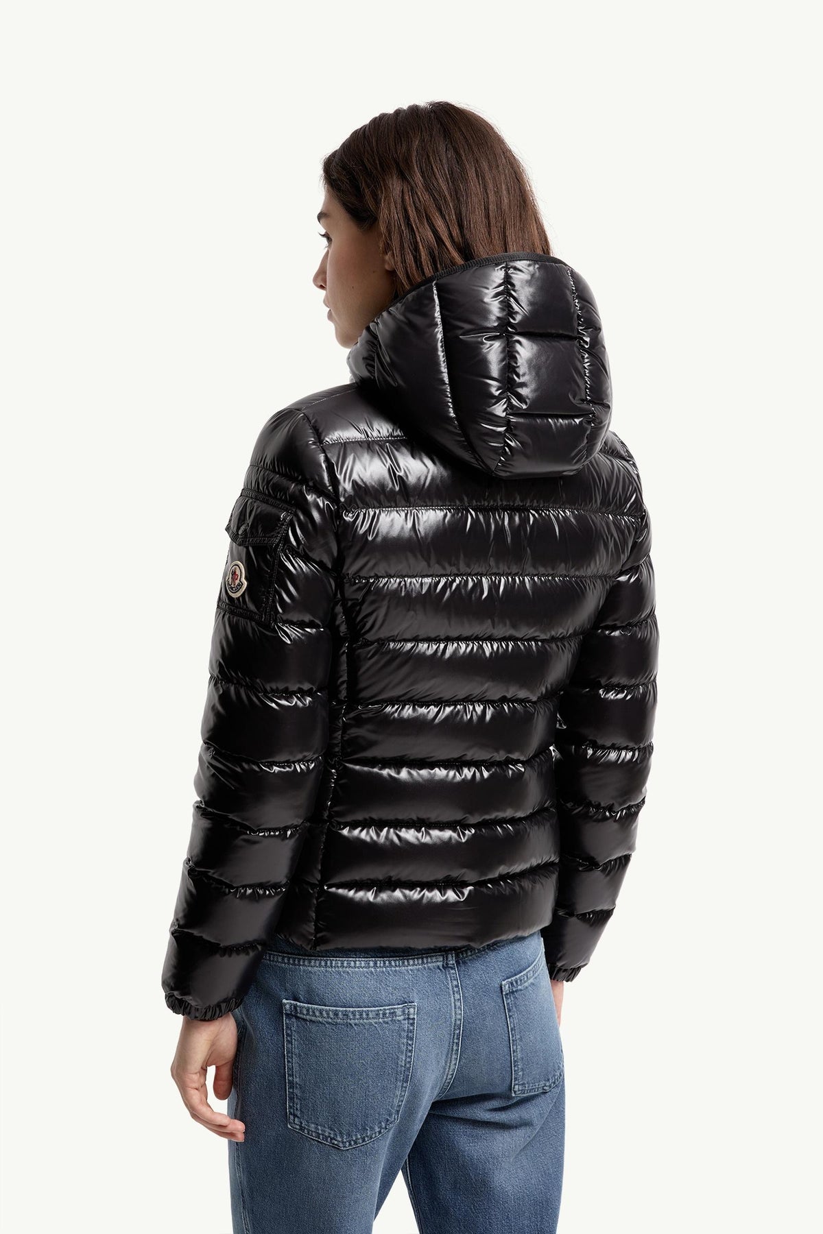 Moncler Bady Hooded Short Down Jacket – Black