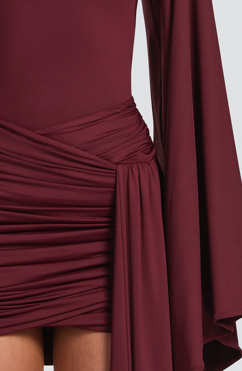 Robe courte Lucetta — Rouge cerise — vue 5