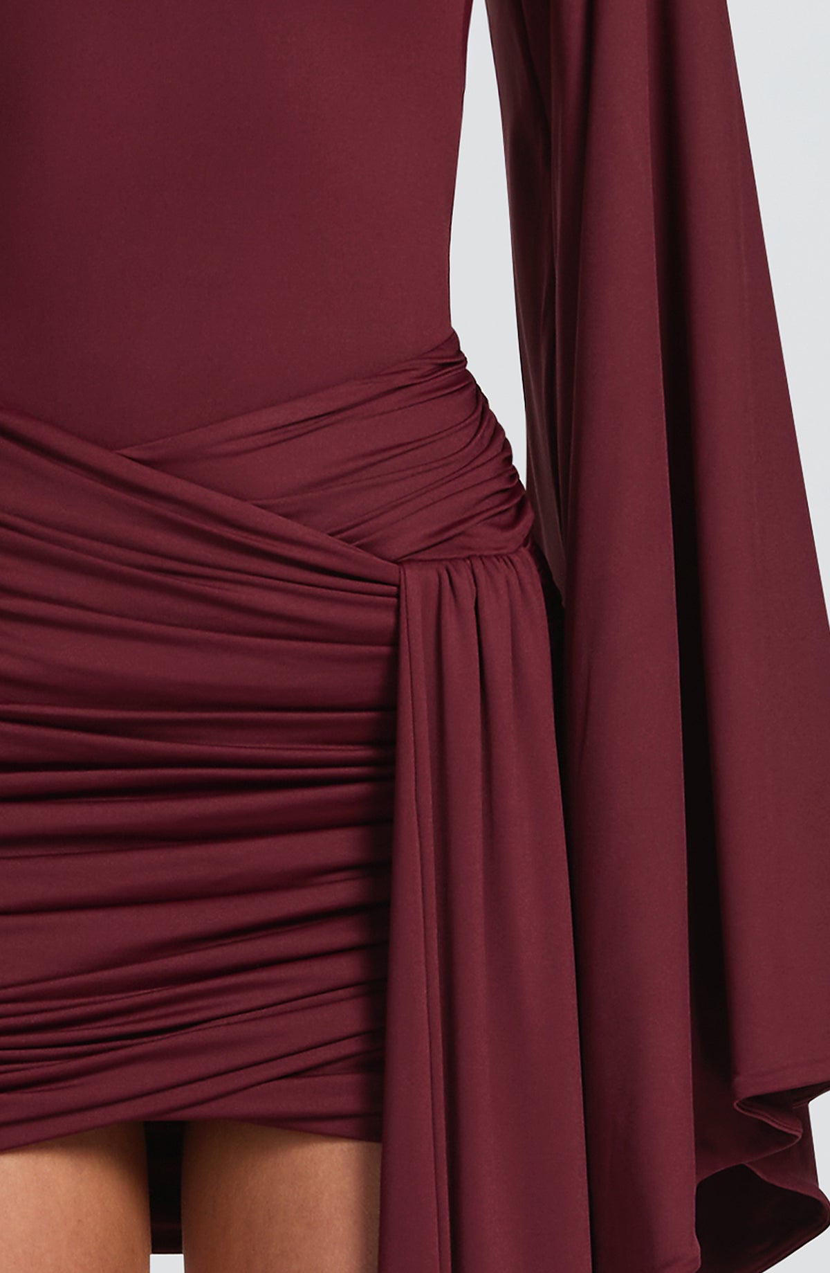 Robe courte Lucetta — Rouge cerise — vue 5