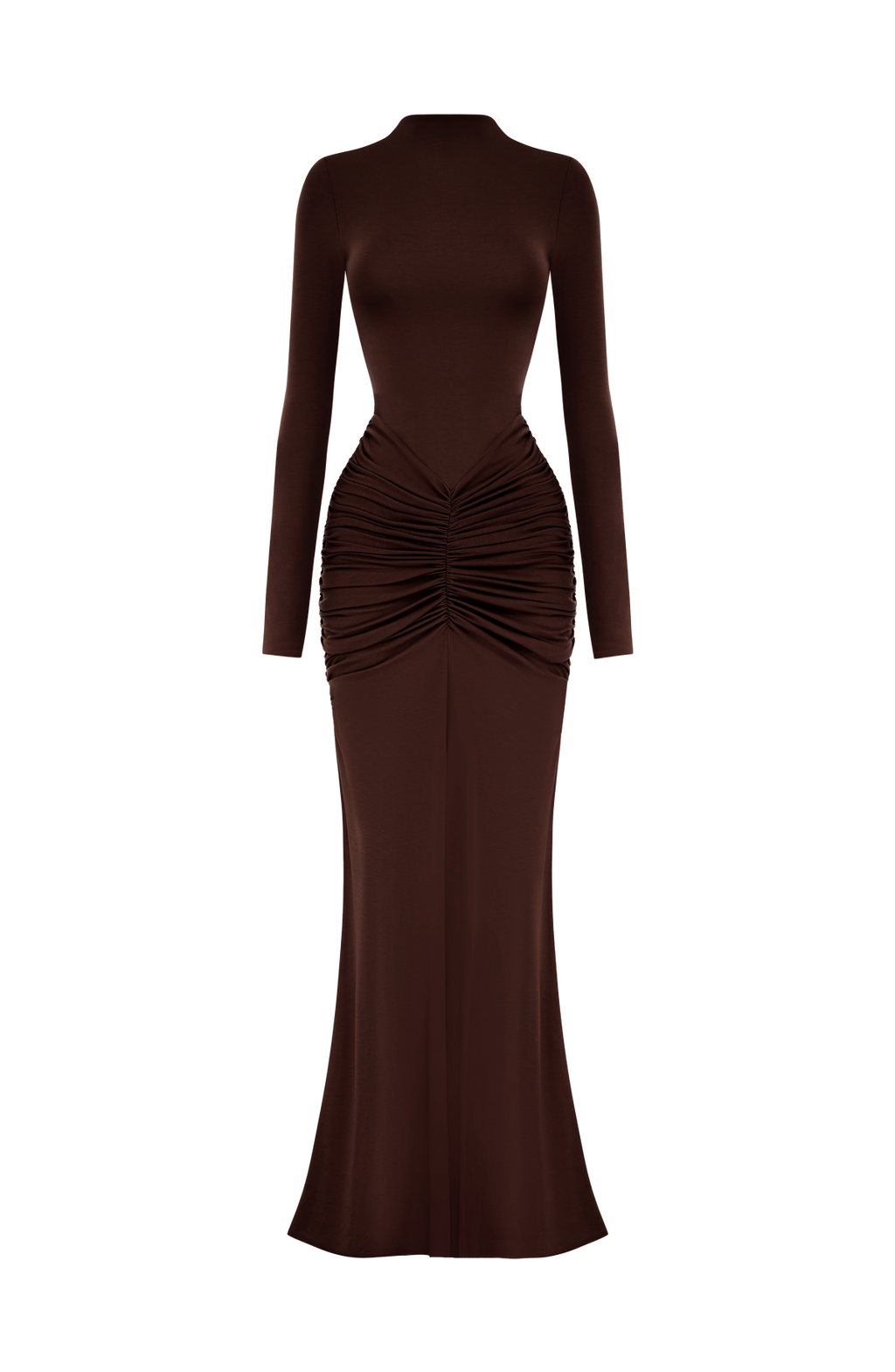Robe longue Oriane — Prune — vue 5