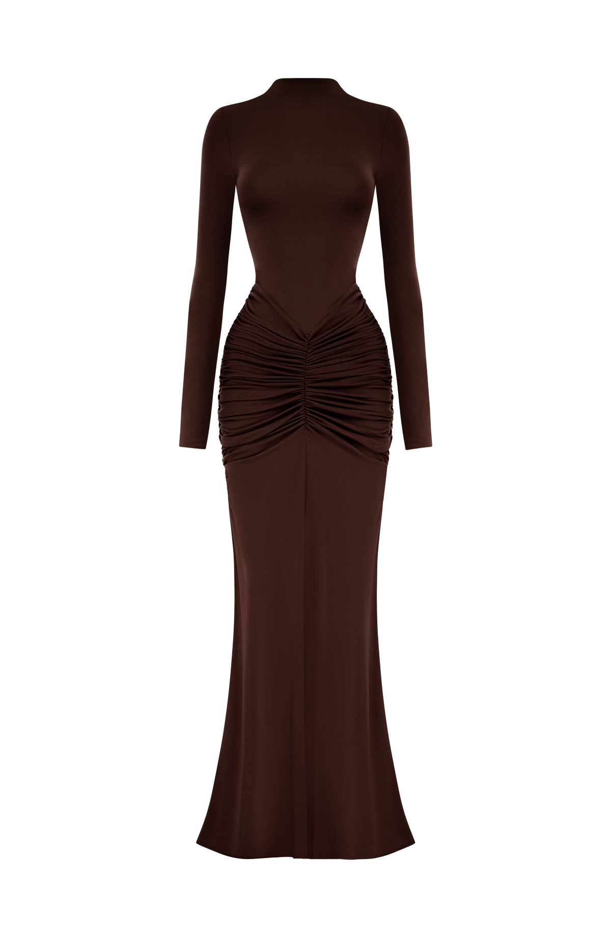 Robe longue Oriane — Prune — vue 5