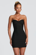 Robe courte Avani Bandage — Noir