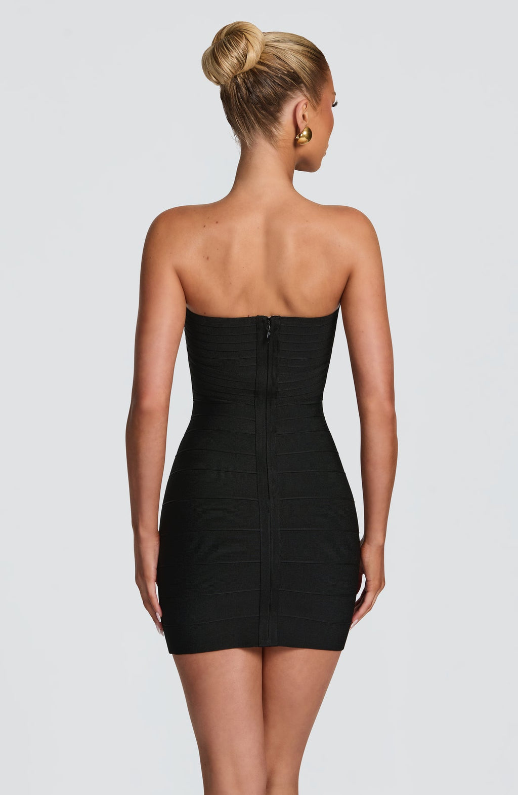 Robe courte Avani Bandage — Noir — vue 2