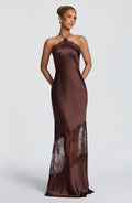 Robe longue Agnetha — Prune