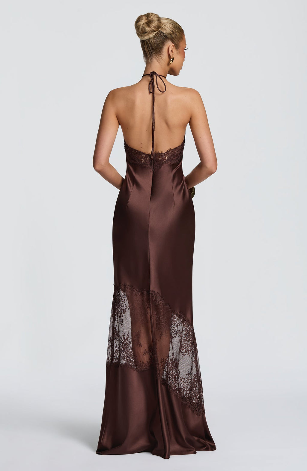 Robe longue Agnetha — Prune — vue 2