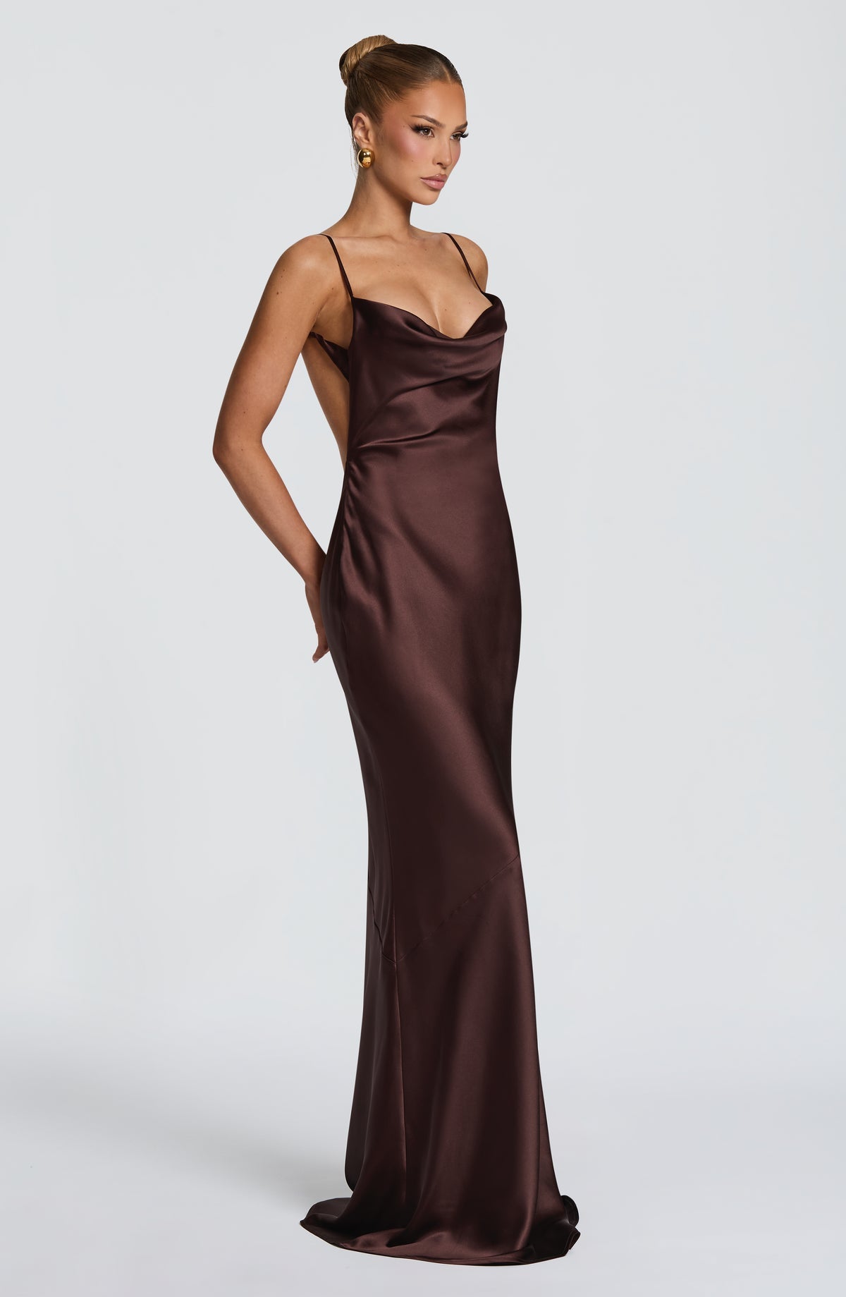 Robe longue Sorelle — Prune — vue 4