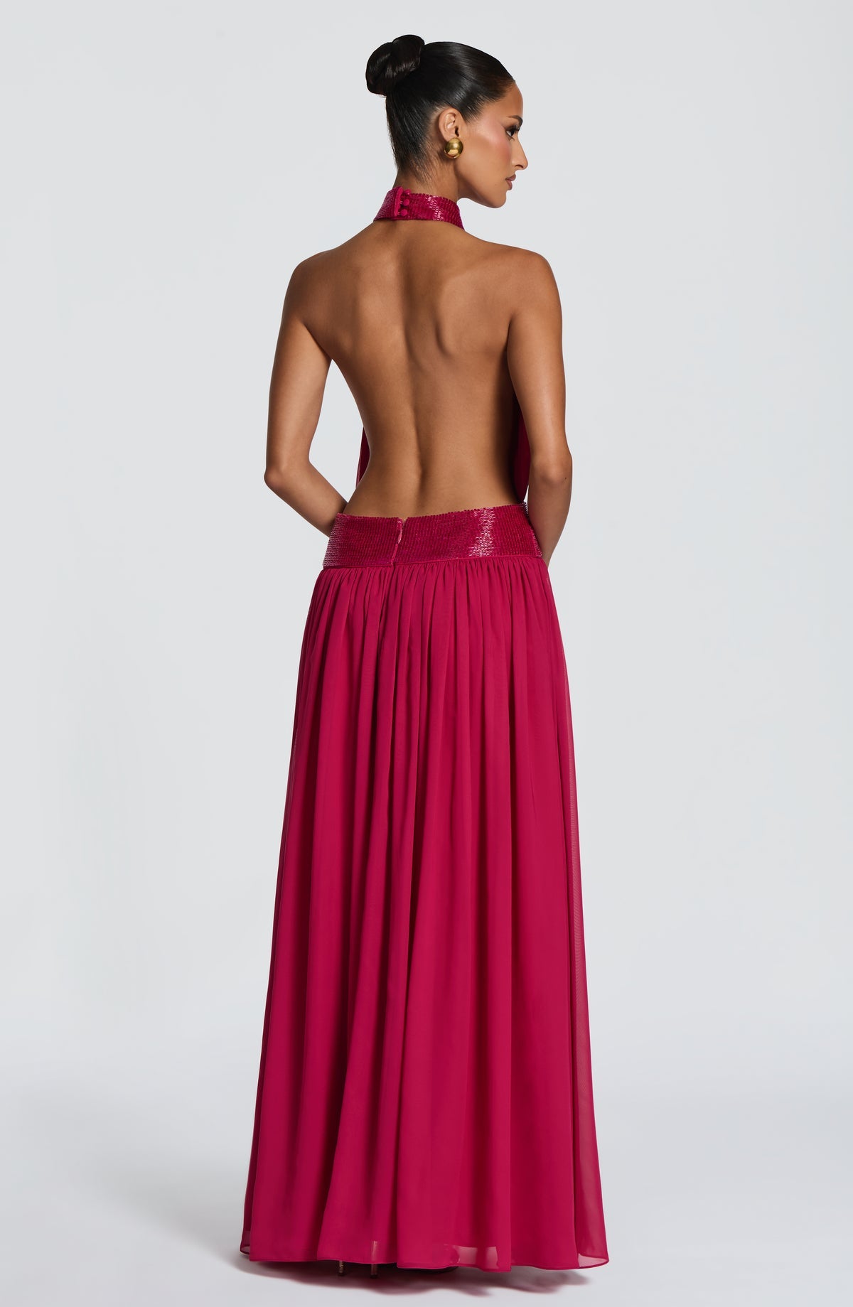 Robe longue Rosalina — RaspBaies — vue 3