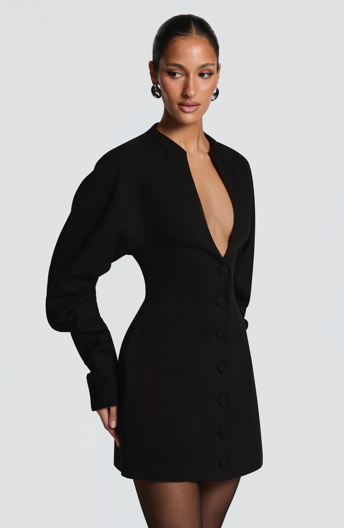 Robe courte Cody — Noir — vue 5