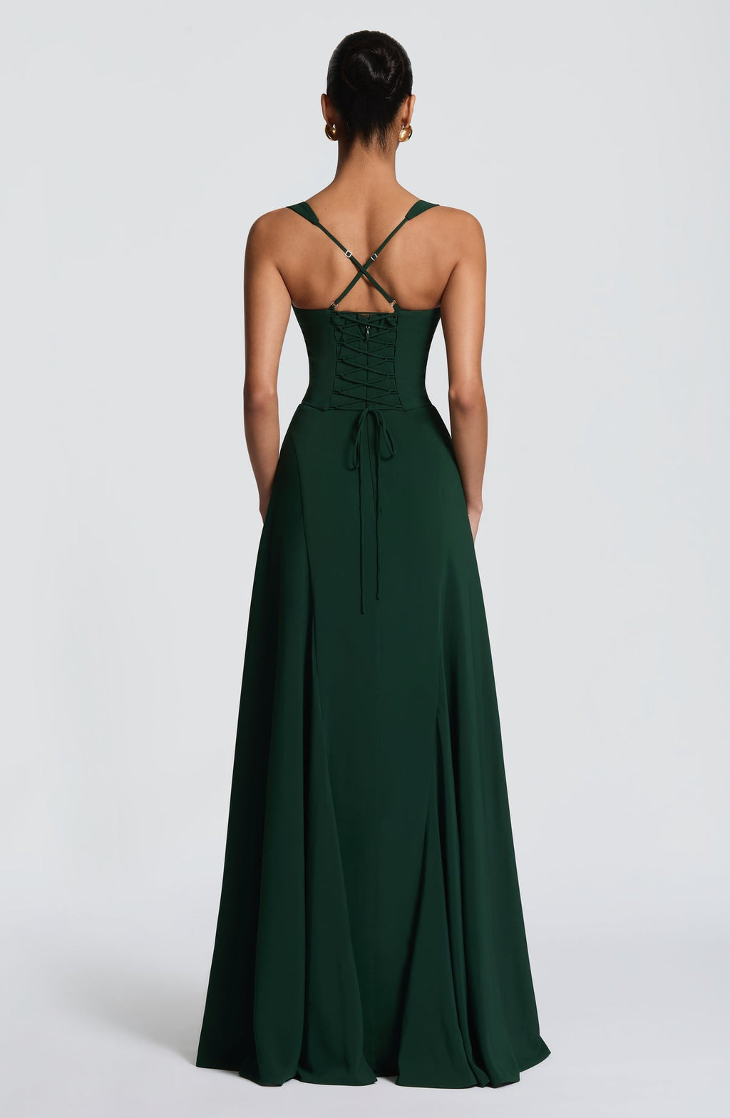 Robe longue Irie — Émeraude — vue 2
