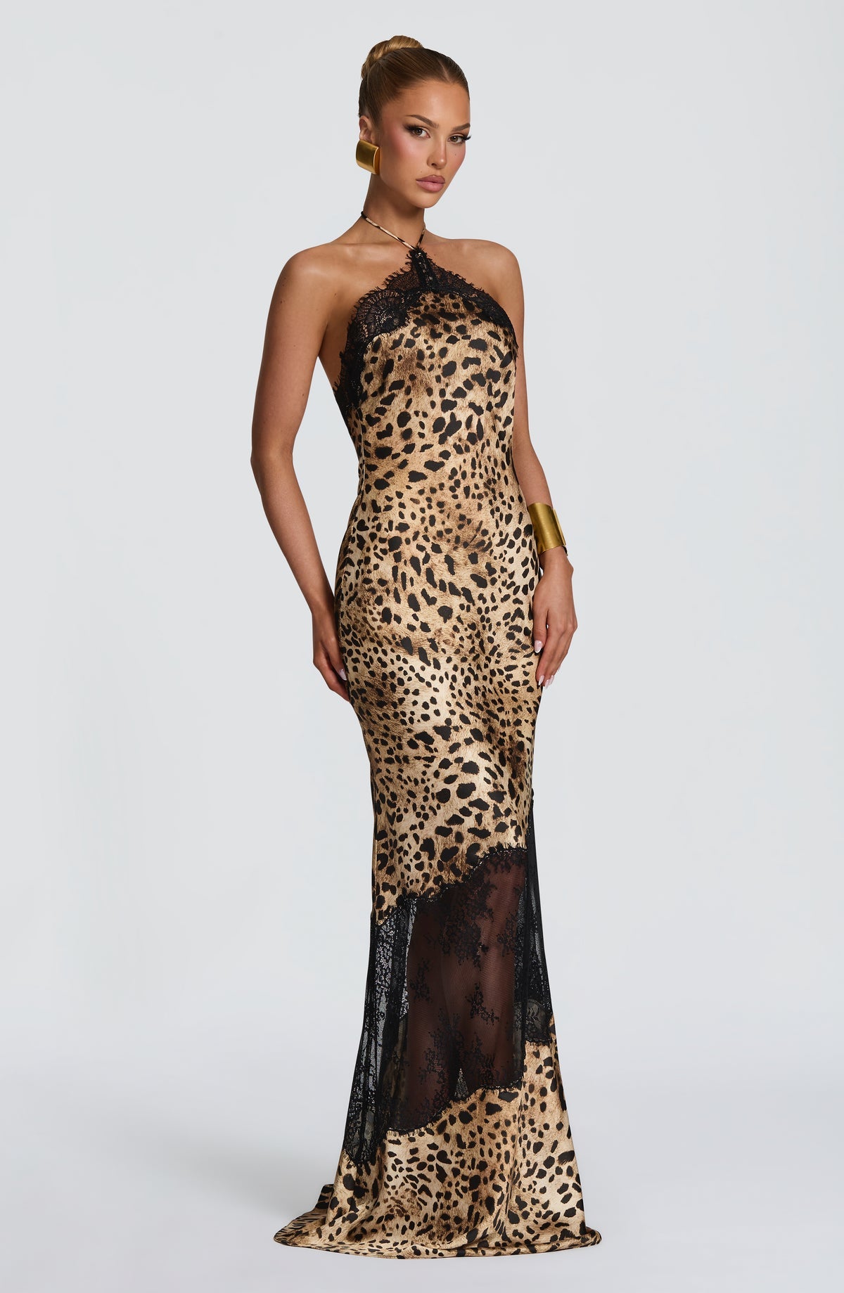 Agnetha maxi dress — Leopard print — view 3