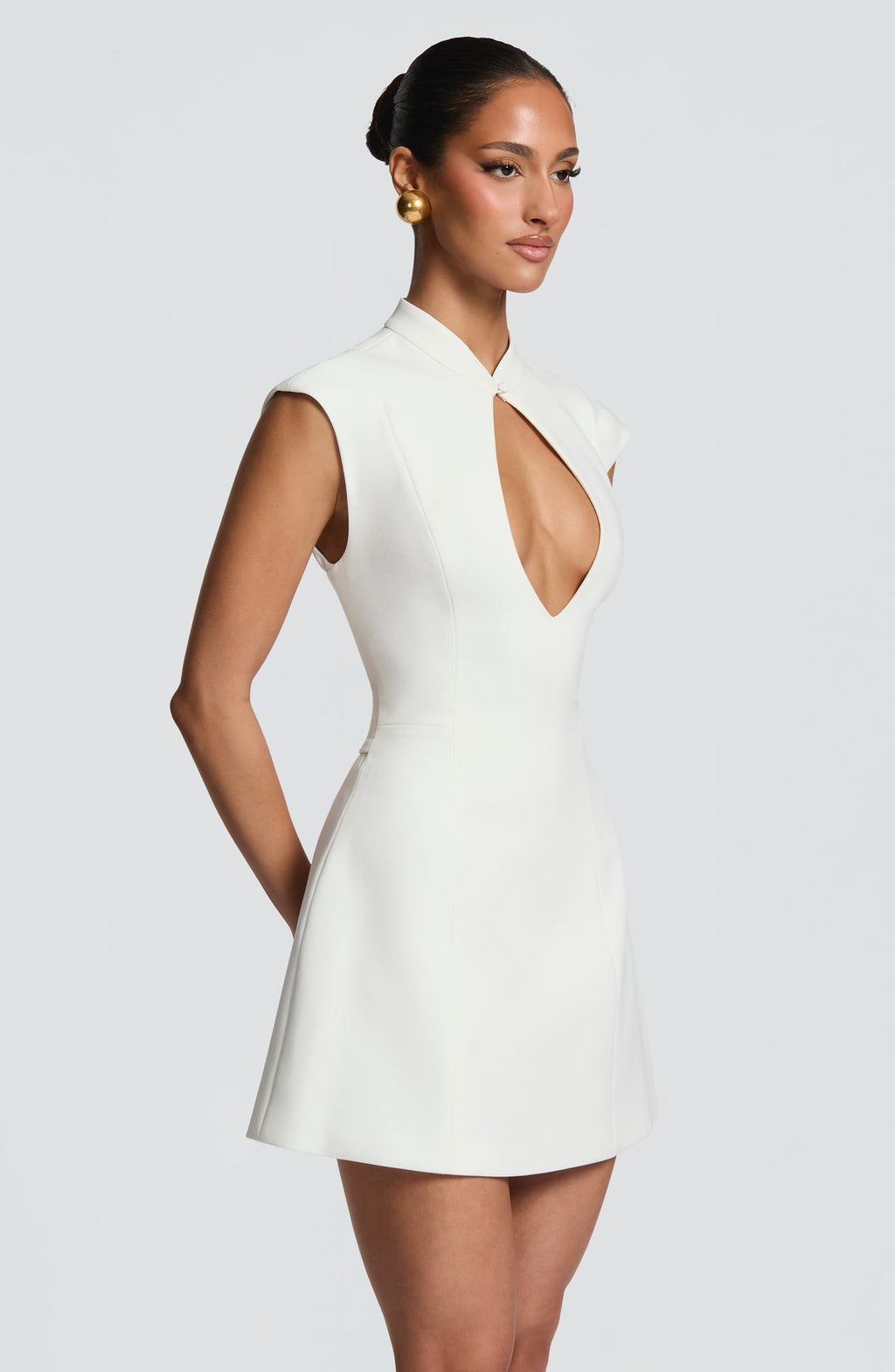 Sakura mini dress — Ivory — view 3