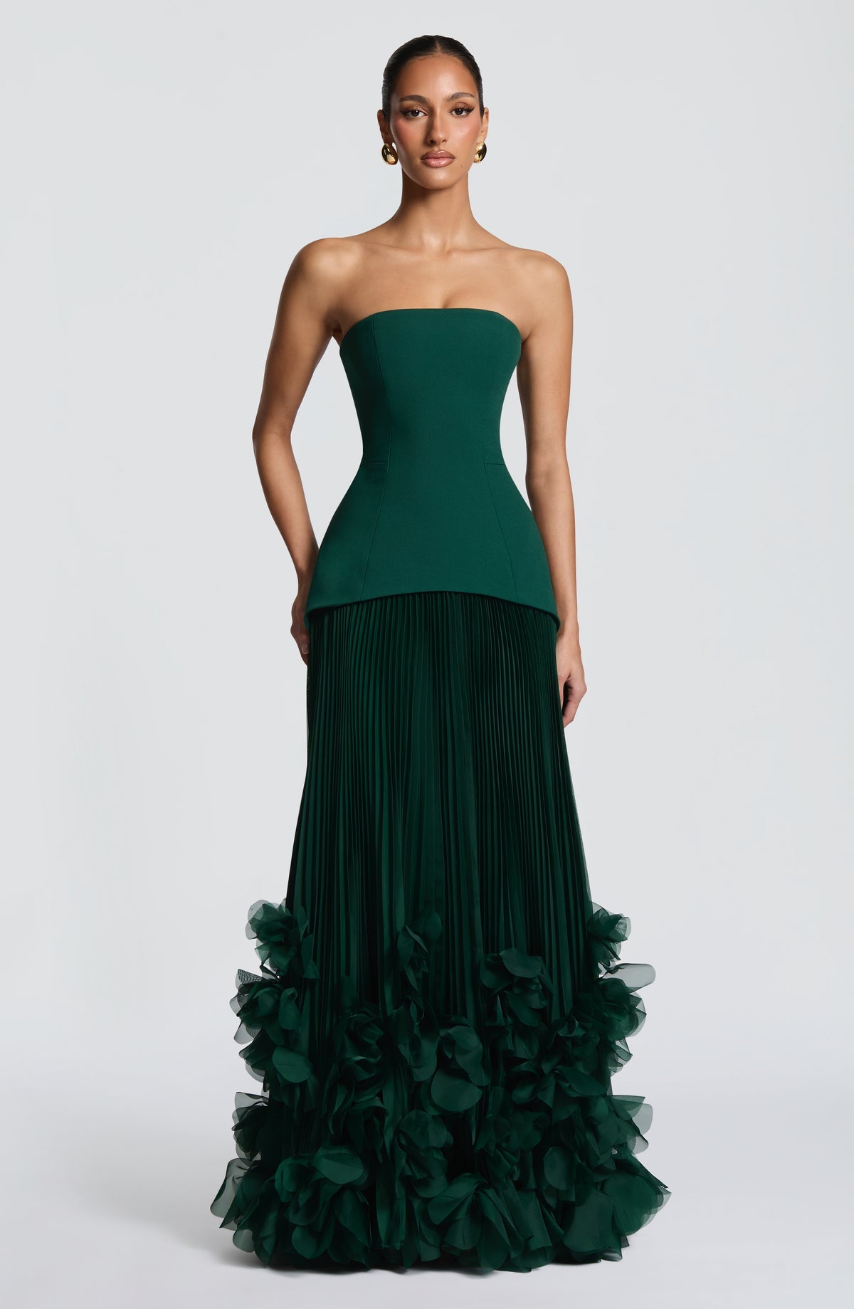 Robe de soirée Seraphina — Émeraude — vue 5