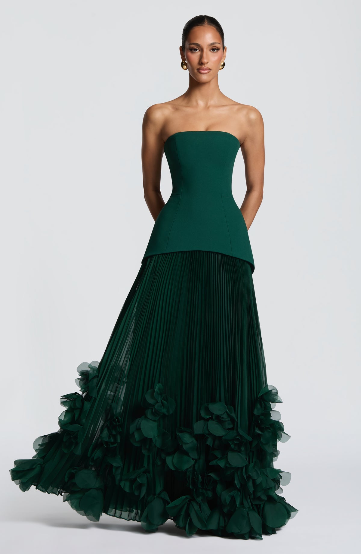 Robe de soirée Seraphina — Émeraude