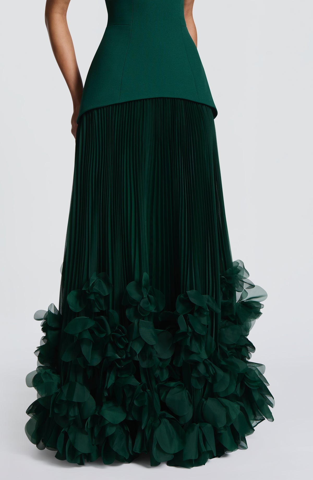 Robe de soirée Seraphina — Émeraude — vue 4