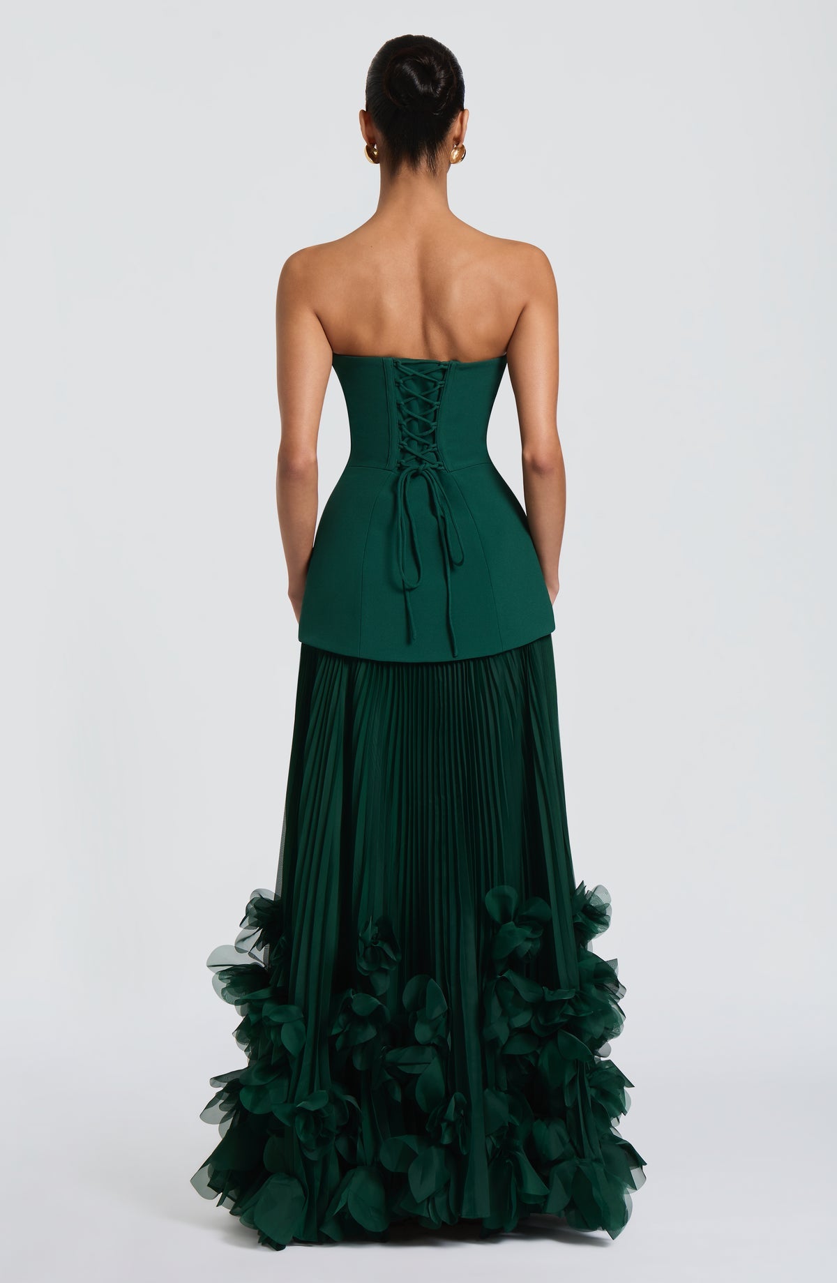 Robe de soirée Seraphina — Émeraude — vue 2