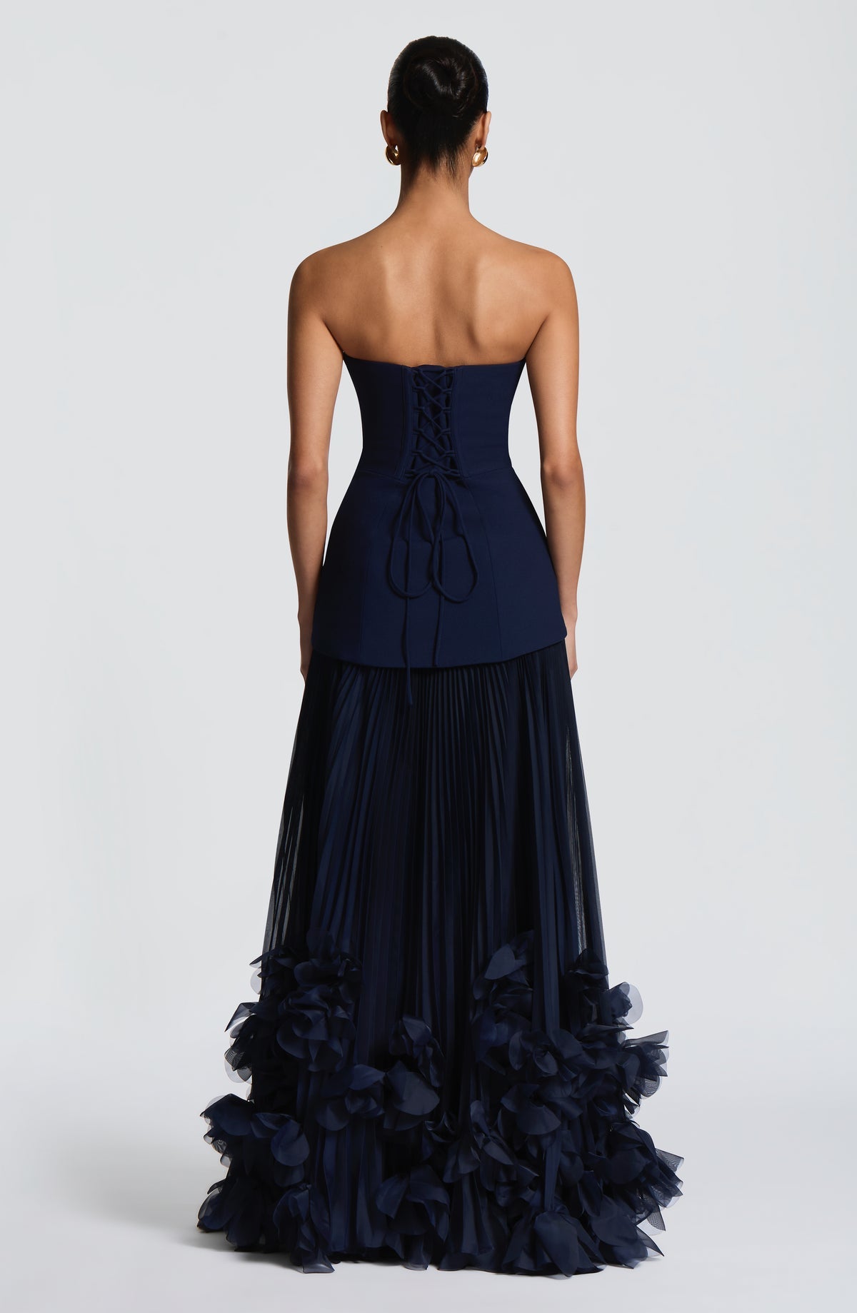 Robe de soirée Seraphina — Bleu marine — vue 2