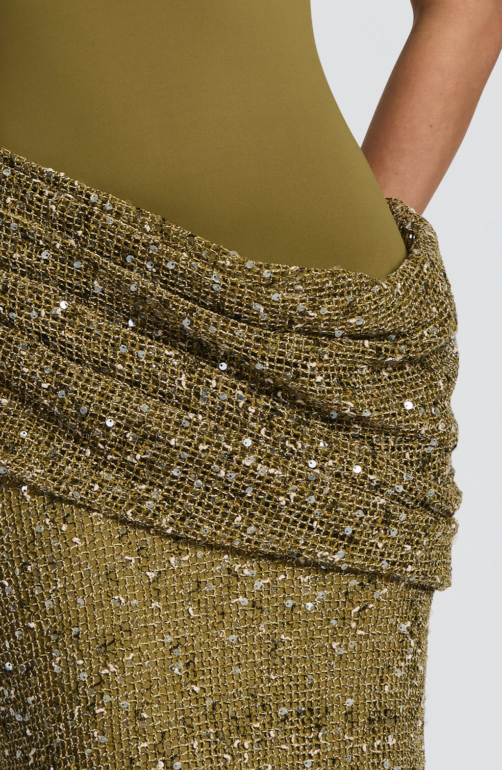 Robe longue Solea — Deep Olive — vue 4