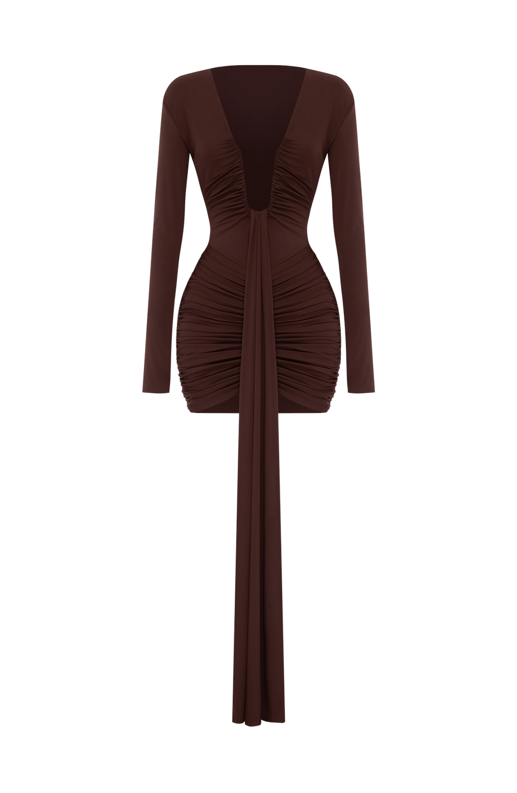 Robe courte Tara — Prune — vue 5
