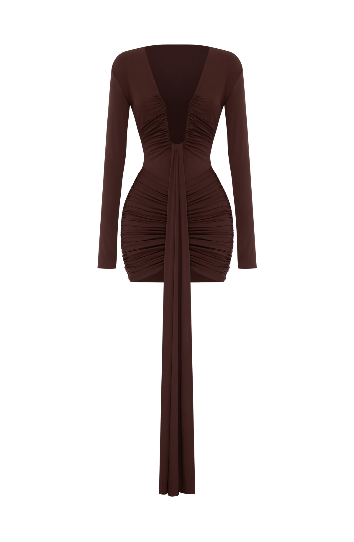 Robe courte Tara — Prune — vue 5