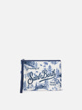 Pochette Aline MC2 Saint Barth — Toile de Jouy Winterland