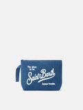 MC2 Saint Barth denim Aline pouch — Dark blue