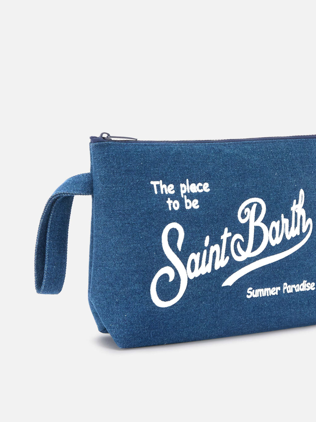MC2 Saint Barth denim Aline pouch — Dark blue — view 3