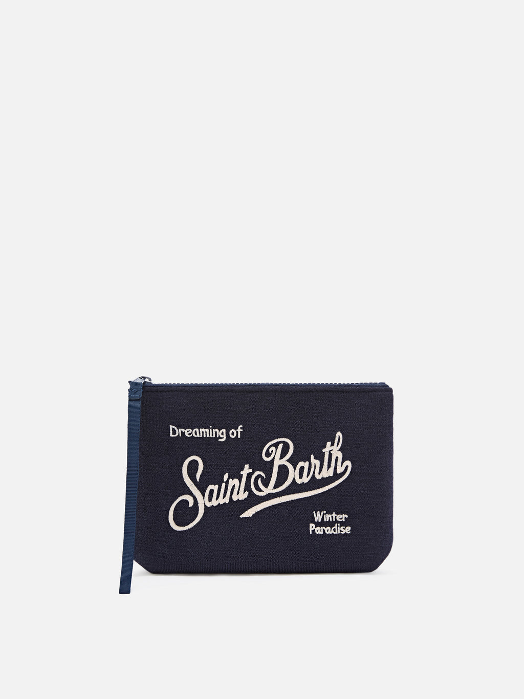 MC2 Saint Barth wool blend Aline pouch — Navy