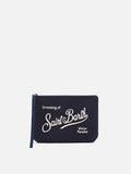 MC2 Saint Barth wool blend Aline pouch — Navy