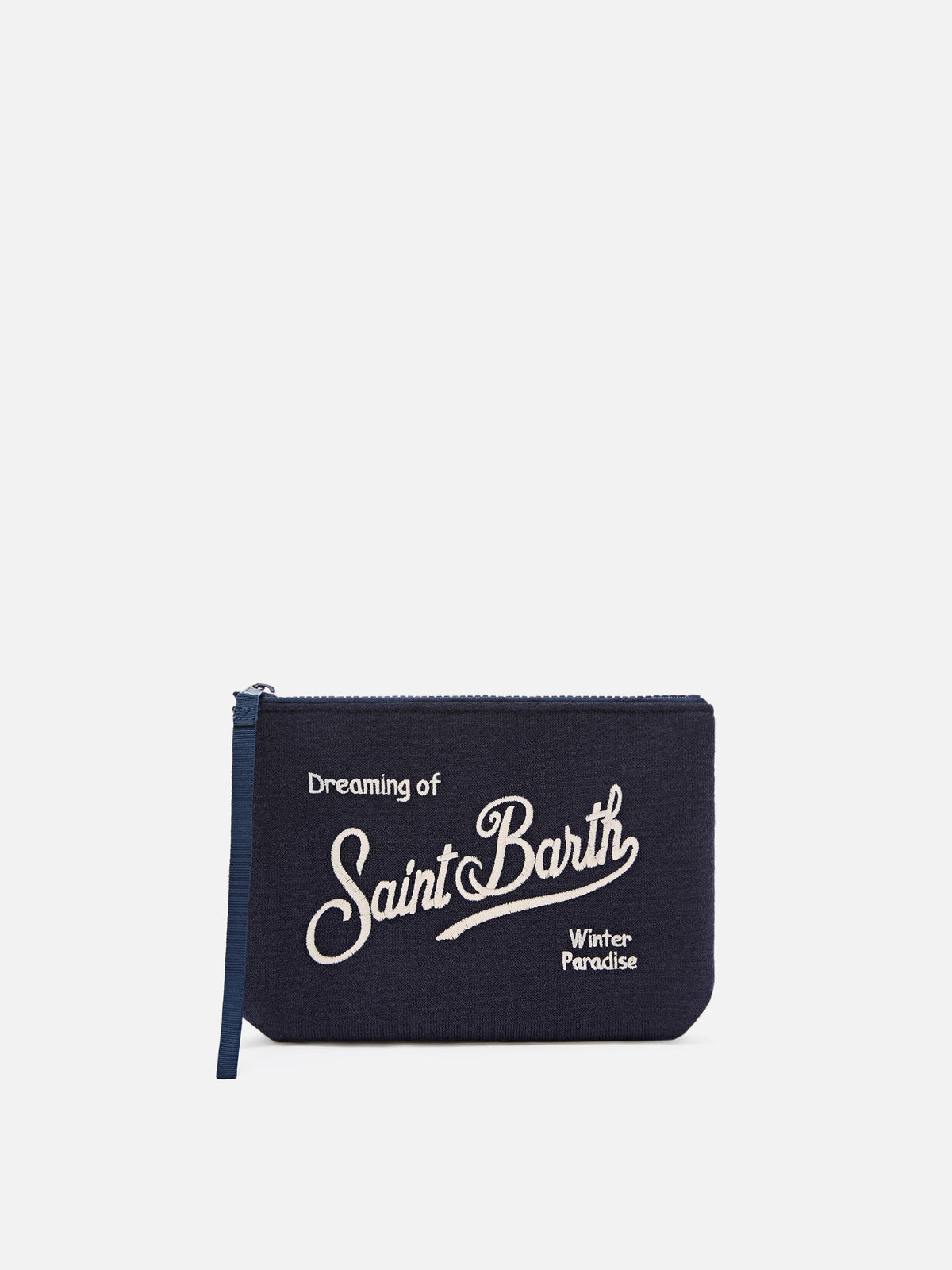 MC2 Saint Barth wool blend Aline pouch — Navy
