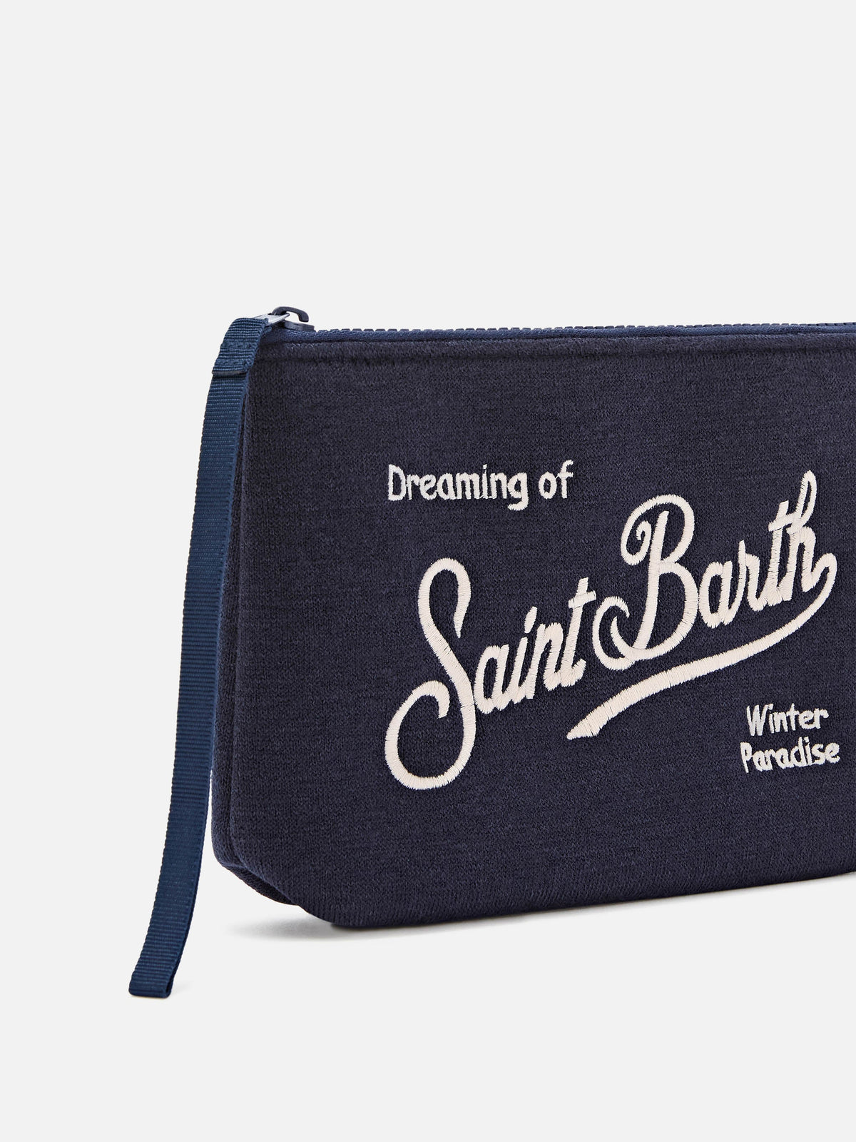 MC2 Saint Barth wool blend Aline pouch — Navy — view 2